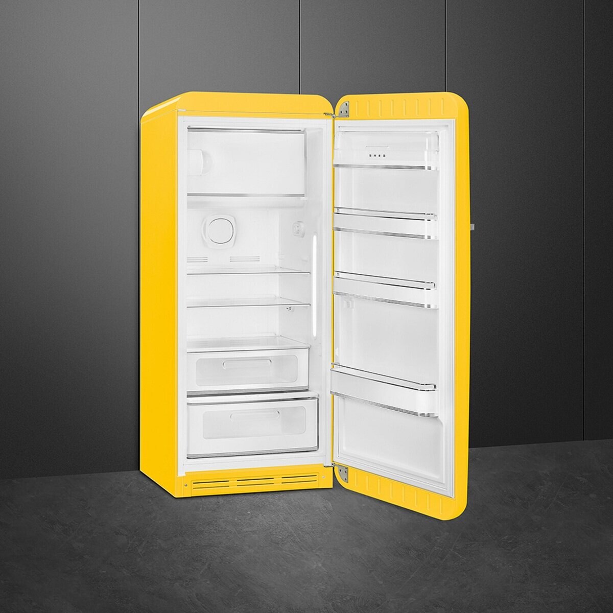 SMEG 270L 冷蔵庫 FAB28RYW5JP イエロー