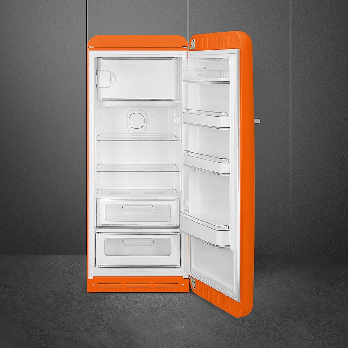 SMEG 270L 冷蔵庫 FAB28ROR5JP オレンジ