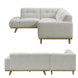 AIDEN & IVY Fabric Sectional Sofa