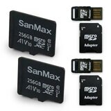 サンマックス microSDXC カード 256GB V10 A1 3-IN-1 2個セット