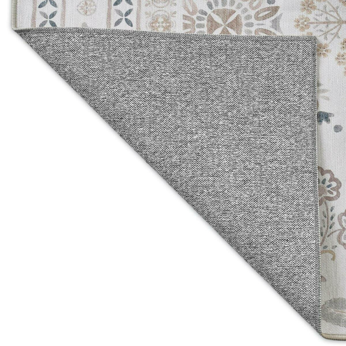 ウォッシャブル エリアラグ アイボリー