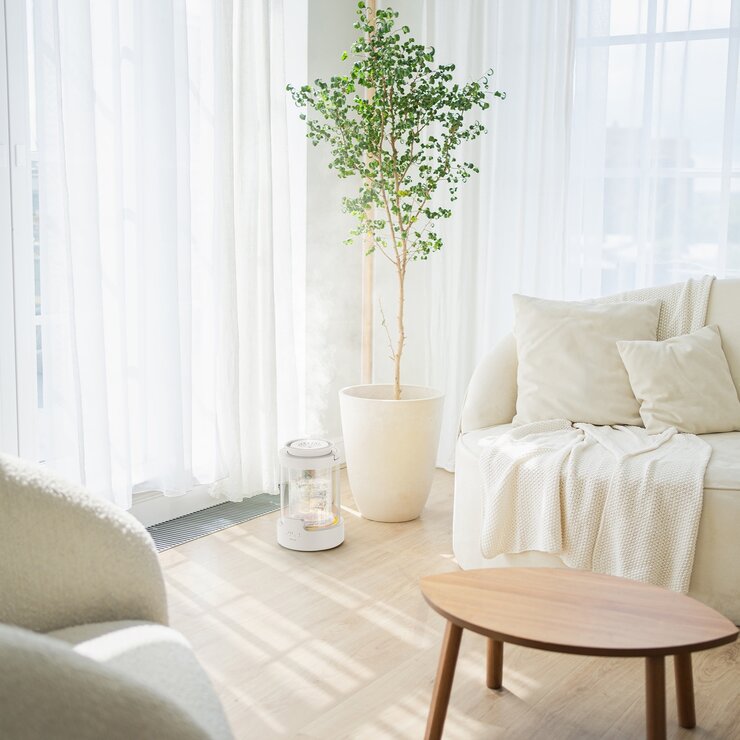 ニップライフ スチーム式加湿器 3.0L URURA NL-UR25W