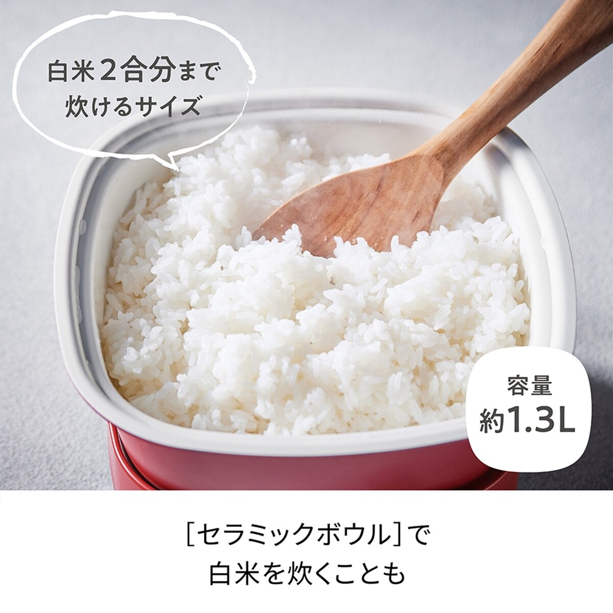 レコルト 卓上小型電気鍋 ポット デュオ キャレ グレイッシュピンク RPD-4(PK)
