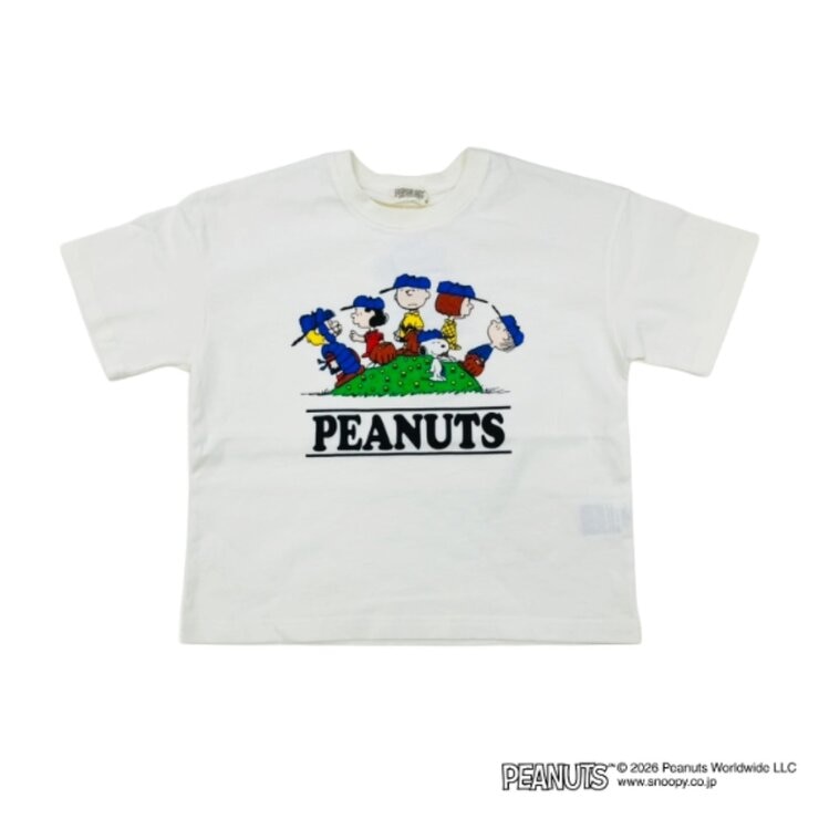 スヌーピー(ピーナッツ) キッズ 半袖 Tシャツ 3枚組 アソートD 100