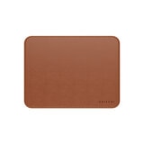 Satechi マウスパッド ヴィーガンレザー プレミアム ブラウン 249mm x 190mm