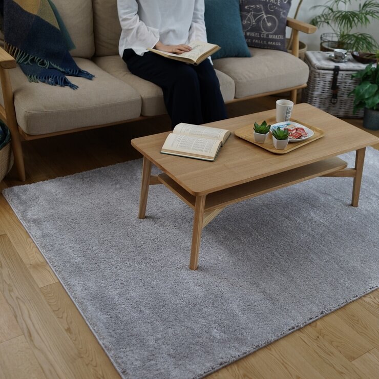 スミノエ アレルブロック 防炎 ラグ イルミエ 200 x 250cm シルバー スミノエ アレルブロック 防炎 ラグ イルミエ 200 x 250cm シルバー