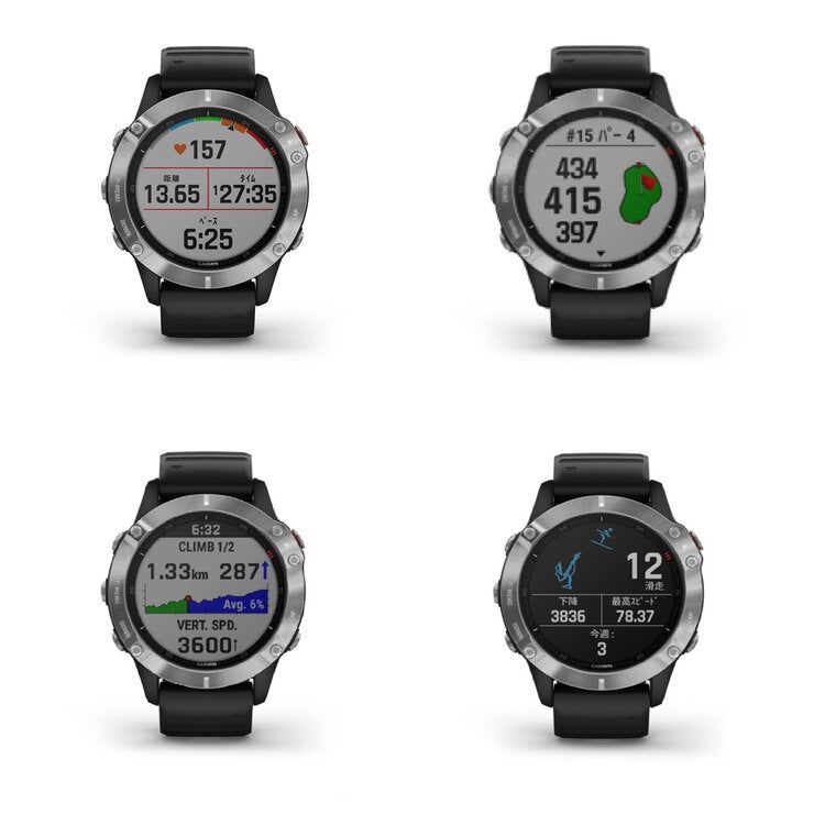 ガーミン Fenix 6 ブラック マルチスポーツ対応 GPSウォッチ ガーミン Fenix 6 ブラック マルチスポーツ対応 GPSウォッチ