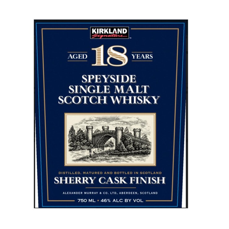 カークランドシグネチャー スコッチウイスキー (スぺイサイド) シングルモルト 18年熟成 750ml カークランドシグネチャー スコッチウイスキー (スぺイサイド) シングルモルト 18年熟成 750ml