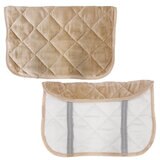 西川 あったか枕パッド CICA加工 2枚パック 50cm x 60cm ブラウン