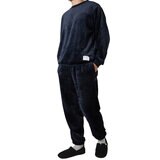 ヘインズ メンズ ラウンジセット ネイビー L