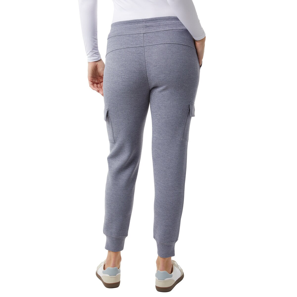 32 DEGREES レディース カーゴジョガー ヘザードブルー M