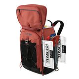 タイタン 26缶 バックパック クーラー 赤茶/ブラック