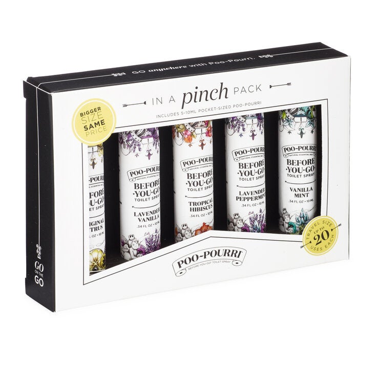 Poo-Pourri トイレ用消臭フレグランススプレー 持ち歩き用 5種アソートパック Poo-Pourri トイレ用消臭フレグランススプレー 持ち歩き用 5種アソートパック