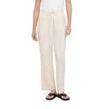 バナナ リパブリック リネン ブレンド パンツ トランジション クリーム ホワイト M