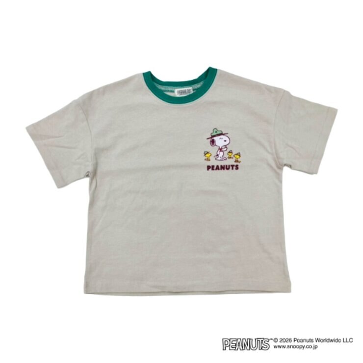 スヌーピー(ピーナッツ) キッズ 半袖 Tシャツ 3枚組 アソートC 120
