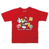 スーパーマリオ キッズ 半袖Tシャツ レッド