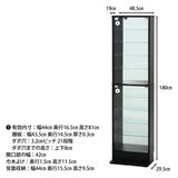 コレクションラック TOR ハイタイプミラー付き ブラック コレクションラック TOR ハイタイプミラー付き ブラック