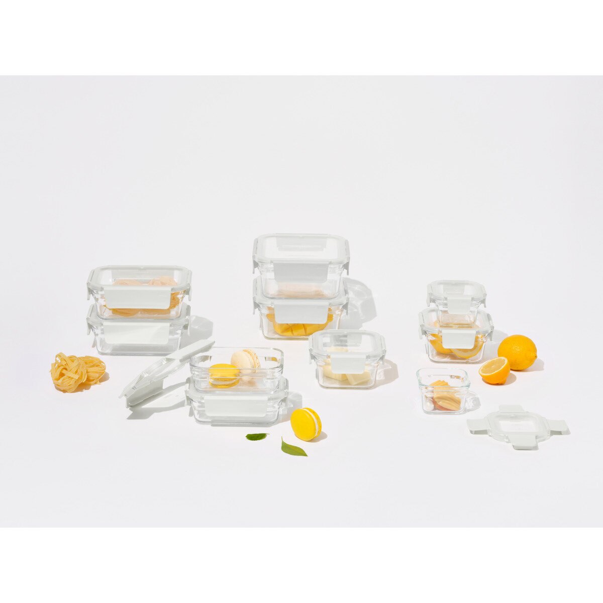グラスロック ガラス食品保存容器 10個