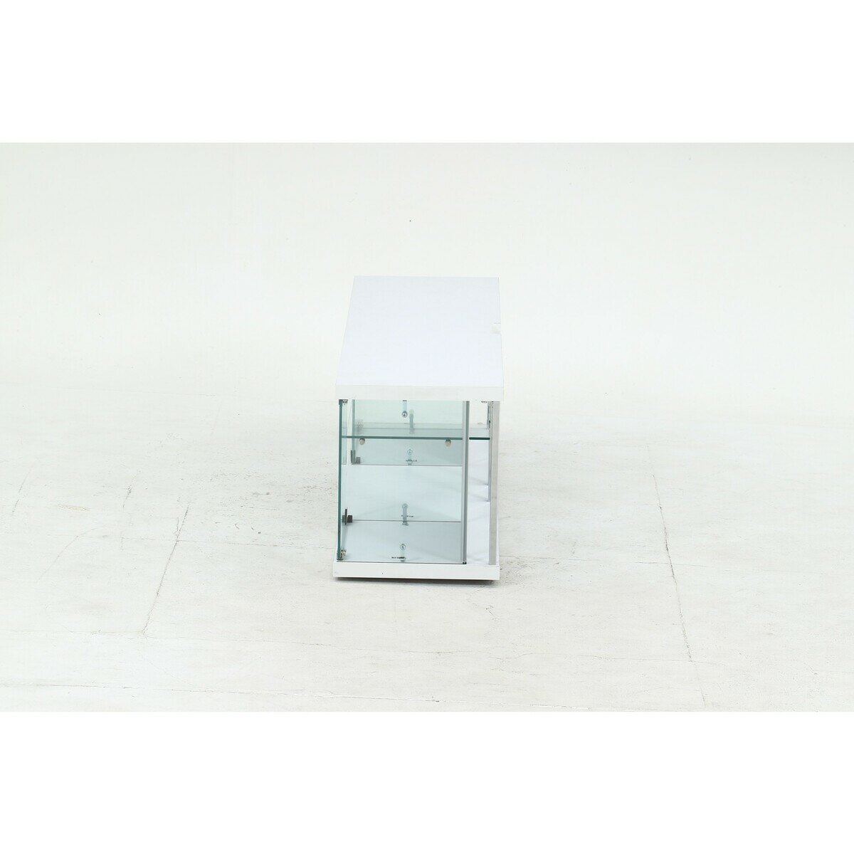 ガラスコレクションTVボード BAAL 幅110cm ホワイト [5133] 楽天市場