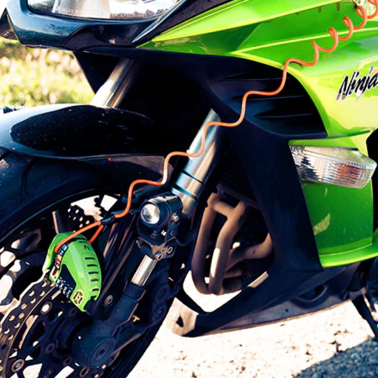 ULAC ディスクブレーキロック AIR ALARM COMBO ブラック