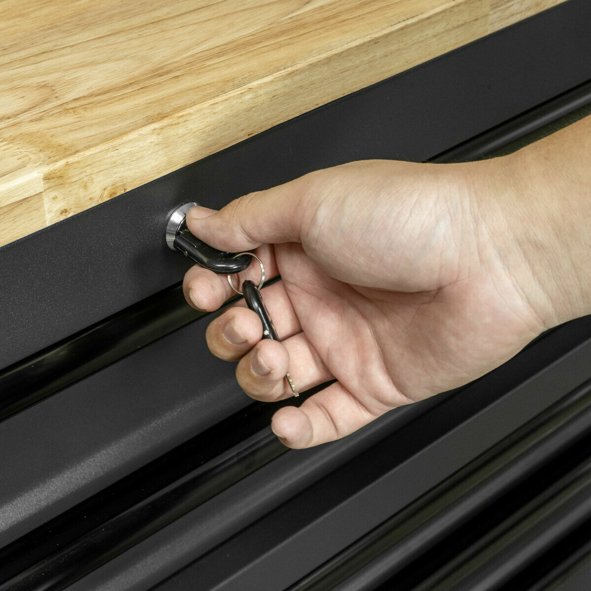 Permasteel 46インチ ウッドトップ ワークベンチ Permasteel 46インチ ウッドトップ ワークベンチ