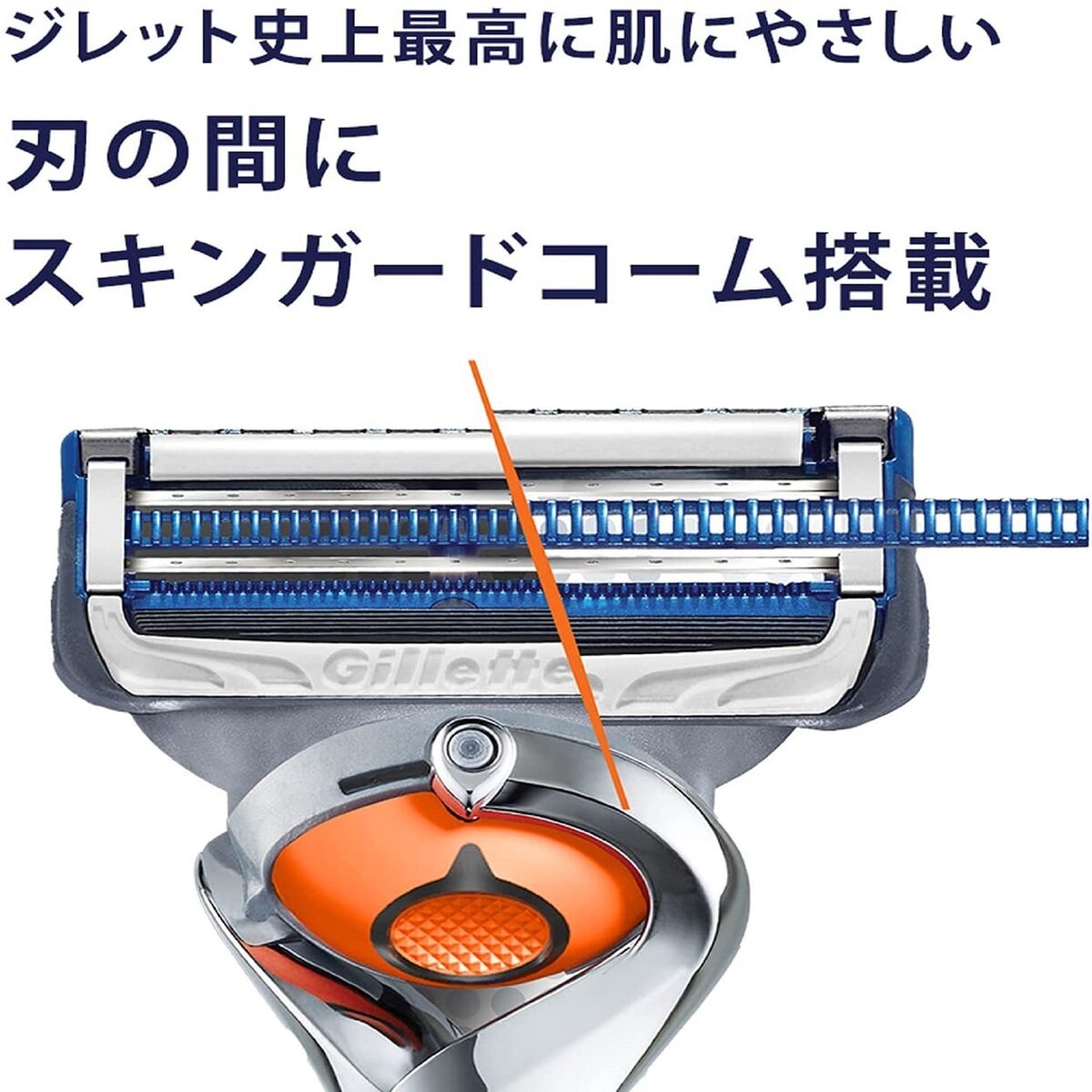 ジレット スキンガード フレックスボール 敏感肌用 髭剃り 本体+替刃13個付