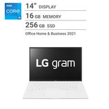 LG ノートPC/gram/14インチ/Core i5-1340P/メモリ 16GB/SSD 256GB/14ZB90R-MA51J1