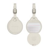 Satechi ヴィーガンレザーFindAll ラゲージタグ [Qi、Qi2、MagSafe対応] / サンド