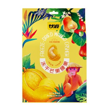 フリーズドライ マンゴーカシュー200g フリーズドライ マンゴーカシュー200g