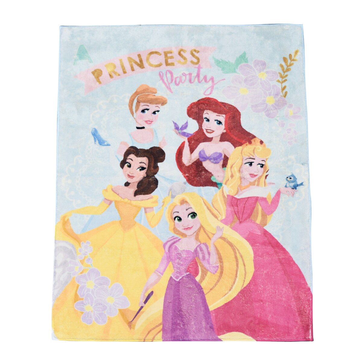 ディズニー デスクカーペット プリンセス - ブルー
