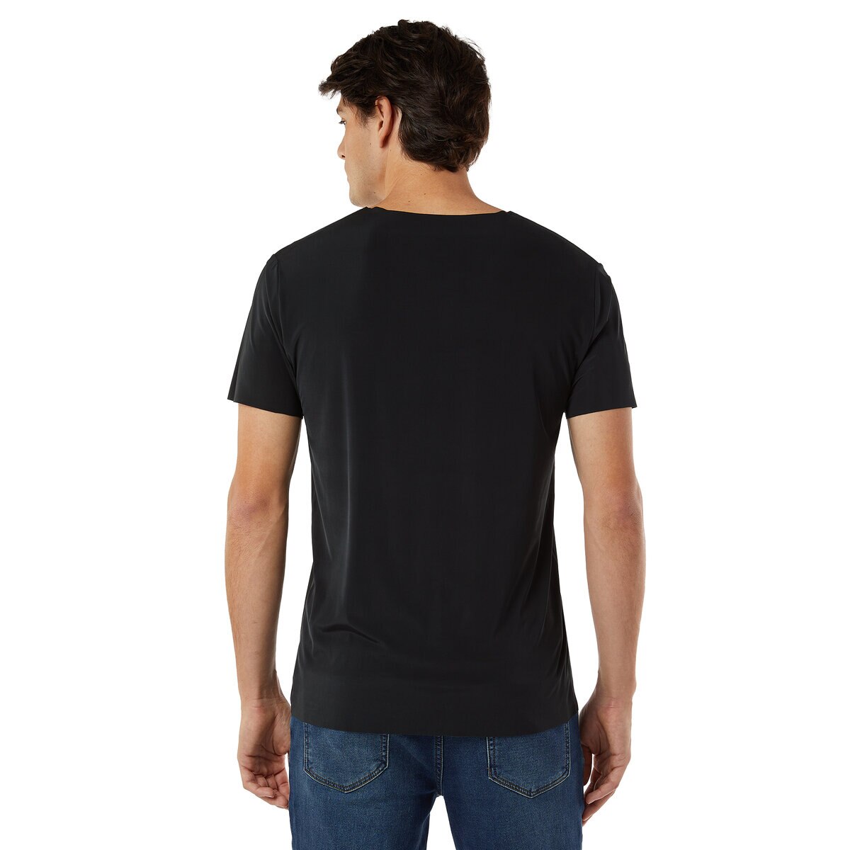 LAYER ZERO メンズ VネックTシャツ 3枚組 ブラック L
