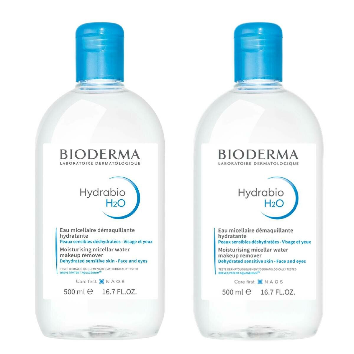 ビオデルマ H2O クレンジングウォーター 500ml 2本セット ビオデルマ H2O クレンジングウォーター 500ml 2本セット