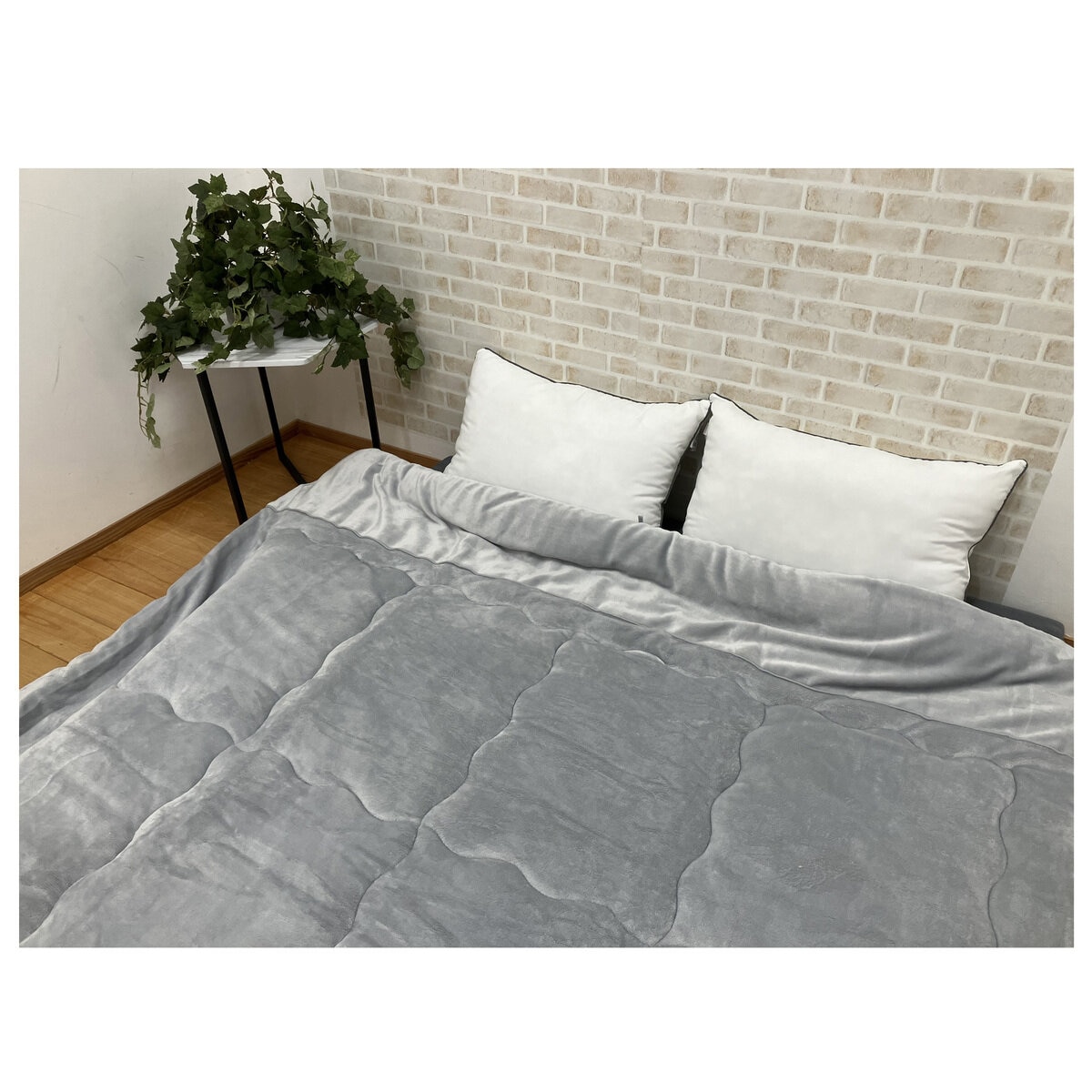 昭和西川 フランネルボア掛け布団 ダブル グレー | Costco Japan