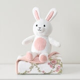 Honey Pod ベビーブランケット＆ぬいぐるみ ピンク