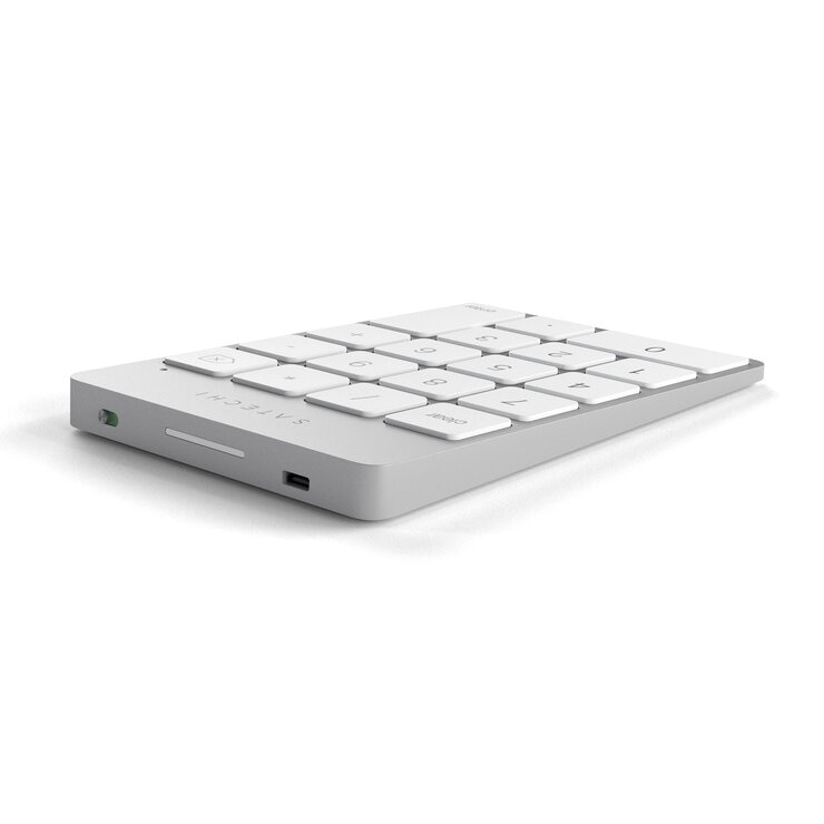 Satechi アルミニウム スリム充電式Bluetoothキーパッド シルバー Satechi アルミニウム スリム充電式Bluetoothキーパッド シルバー