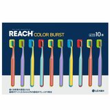 REACH カラーバースト 歯ブラシ 10 本 REACH カラーバースト 歯ブラシ 10 本