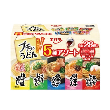 エバラ プチッとうどん 5種アソート 28個入り