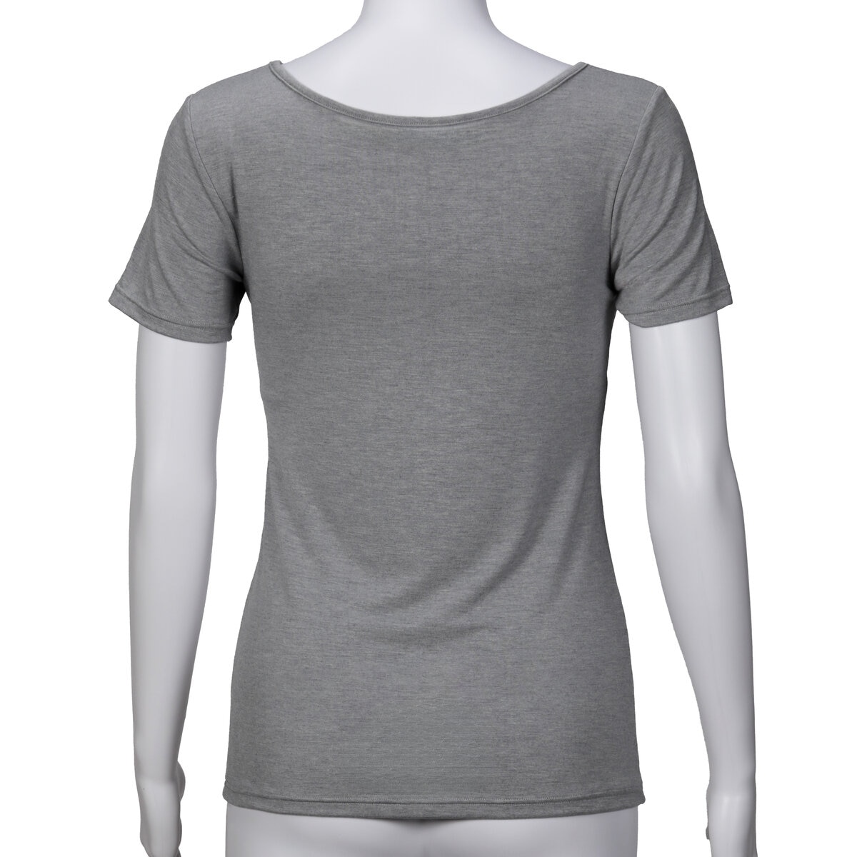 アツギ カップ付Tシャツ 2枚組 グレー/ブラック XL