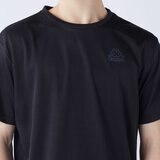 カッパ メンズ 半袖Tシャツ ブラックロゴ