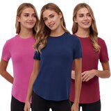 BENCH. ウィメンズ Tシャツ 3枚組 L アソート 3