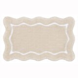 RIVIERA HOME マイクロファイバー バスマット 53cm x 86cm アイボリー