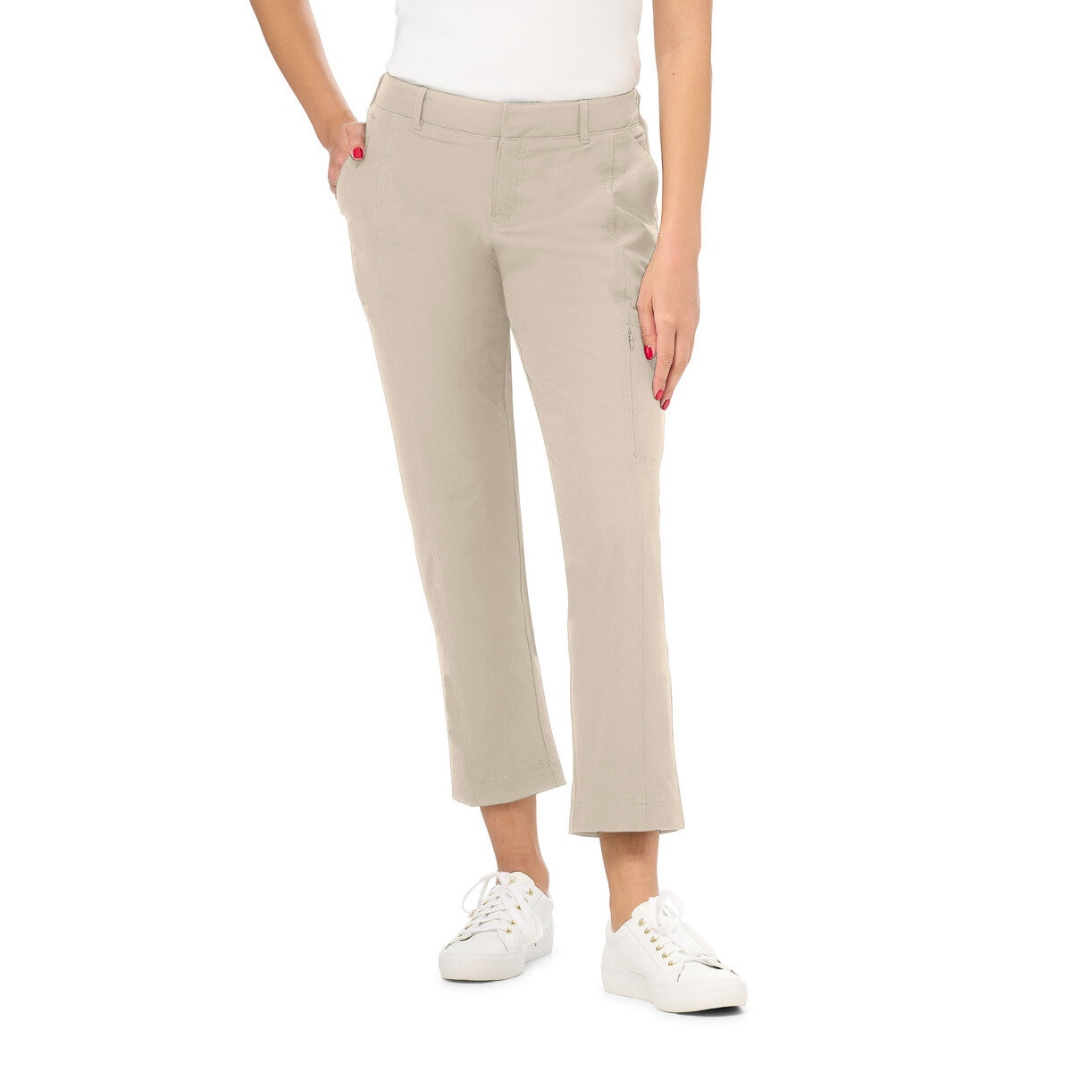 カークランドシグネチャー レディース トラベル パンツ ストリング XS