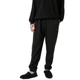 ヘインズ メンズ ニット パンツ ブラック M