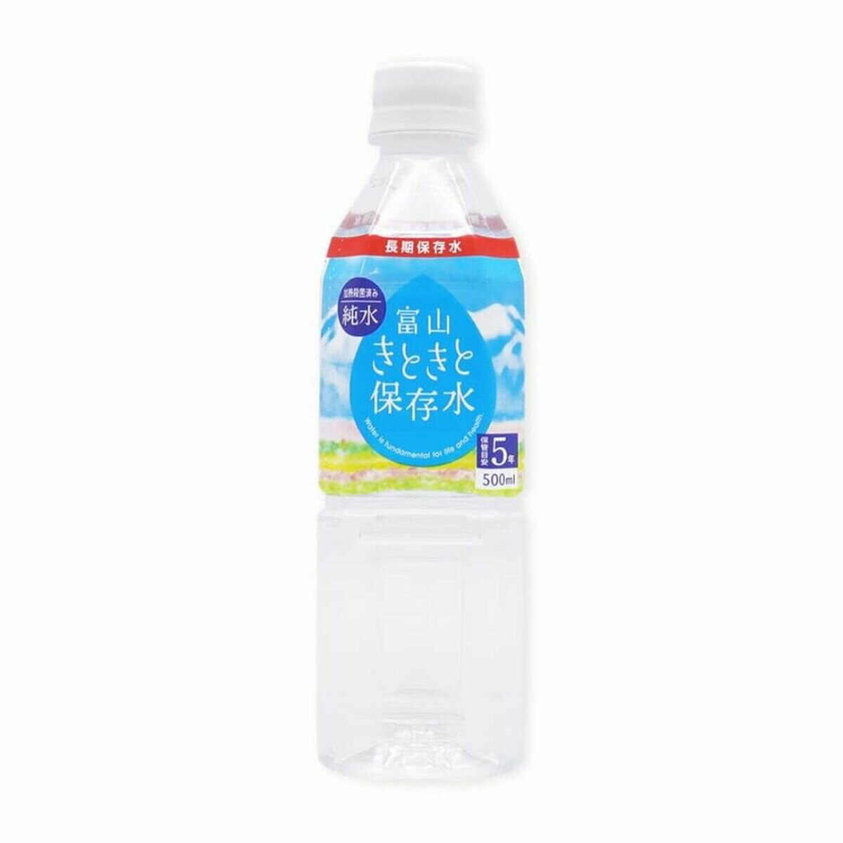 富山きときと 保存水 500ml x 24本入り 富山きときと 保存水 500ml x 24本入り
