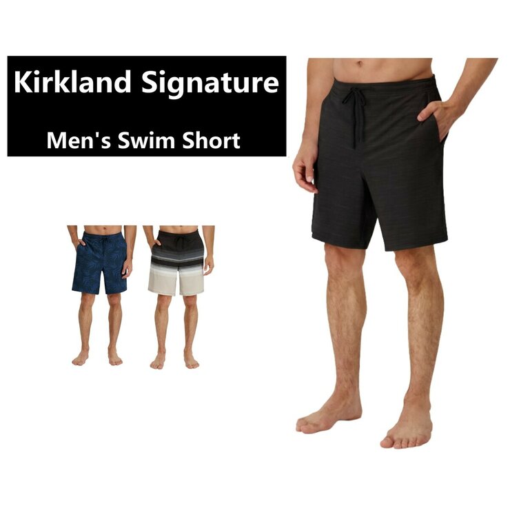カークランドシグネチャー メンズ 水着ショーツ