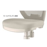 SOHOチェア グレージュ 肘付き