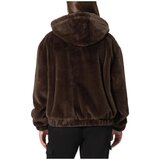 ゴールドネーション フェイクファー ジャケット チョコレートファッジ XL