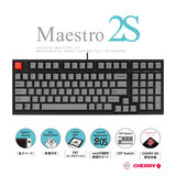 ARCHISS Maestro 2S キーボード / 英語配列 Cherry MX 静音赤軸 / AS-KBM98/SRGB