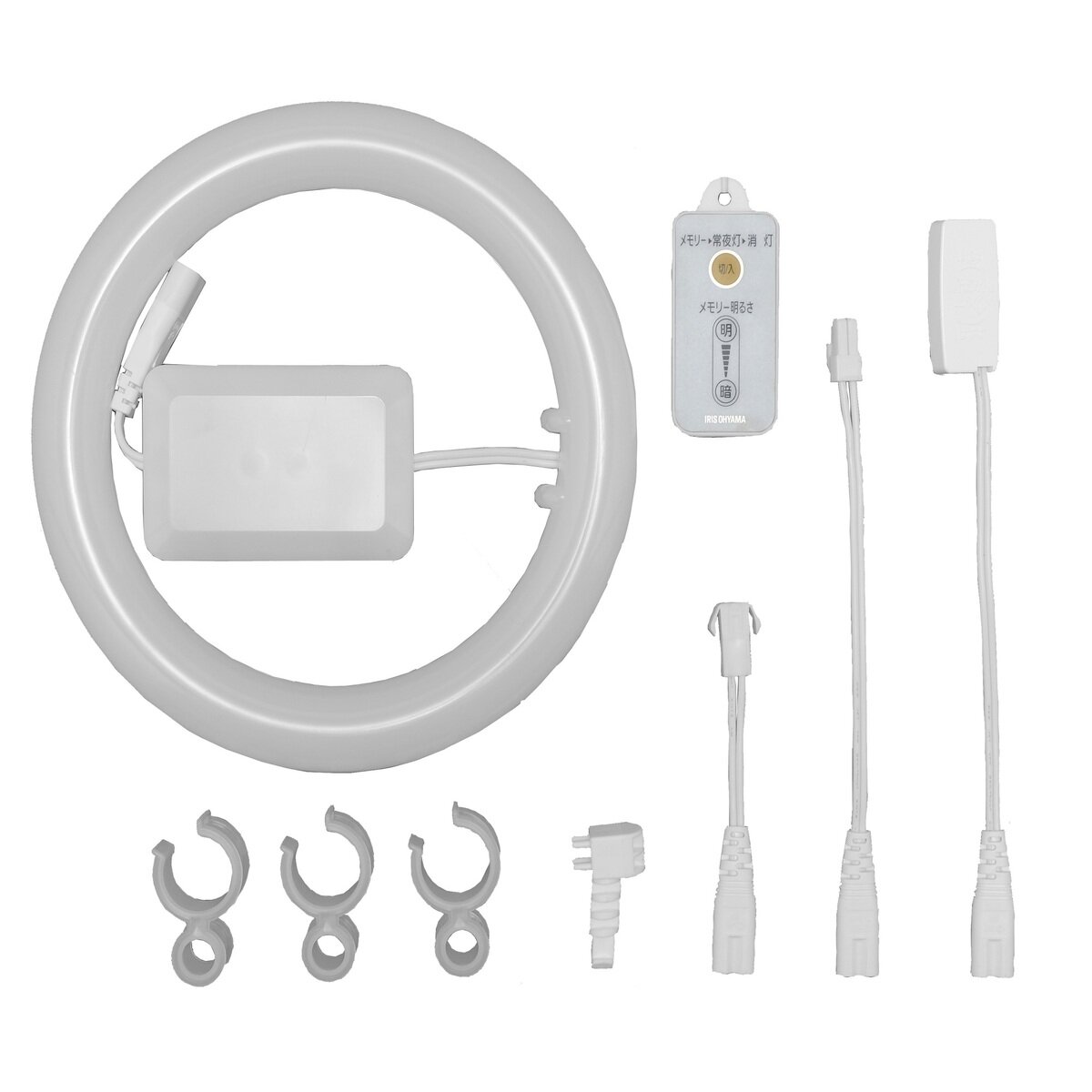 アイリスオーヤマ 丸型LEDランプ 32型+40型 LDCL3240SS/N/32-C 昼白色