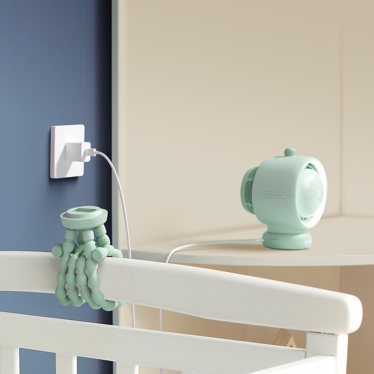 JisuLife ベビーファン Stroller Fan Life2 S ミントグリーン